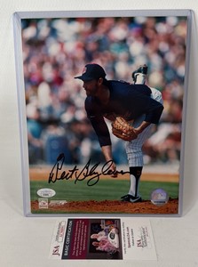 Burt Blylevin autographed with JSA authentication 8x10 Minnesota Twins baseball photo