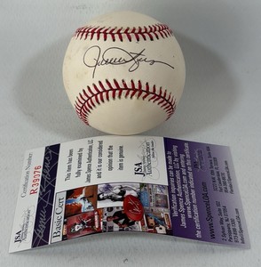 Rollie Fingers autographed baseball with JSA authentication, Rawlings OALB Budig Ball