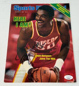 Ralph Sampson autographed with JSA authentication Sports Illustrated Magazine cover
