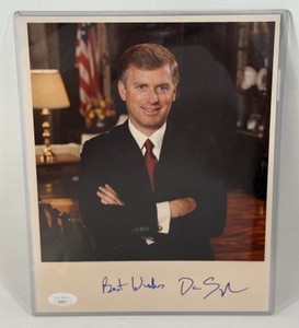 Dan Quayle autographed 8x10 photo with JSA authentication