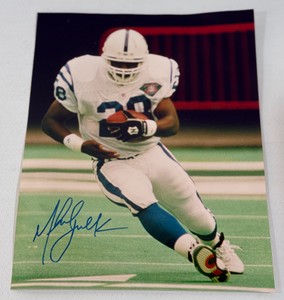 Marshall Faulk autographed 8x10 football photo