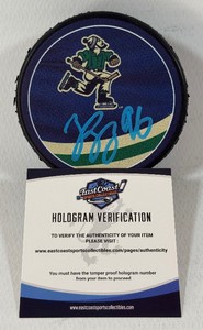 Andrei Kuznetzov Autographed w Authentication Hockey Puck