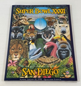Super Bowl XXXII Official Game Program 1998 Football