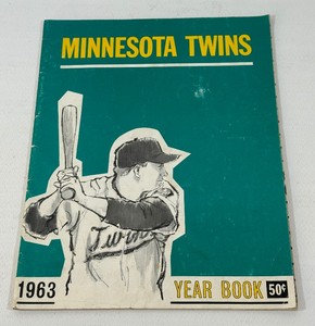 Minnesota Twins 1963 Vintage Baseball Yearbook