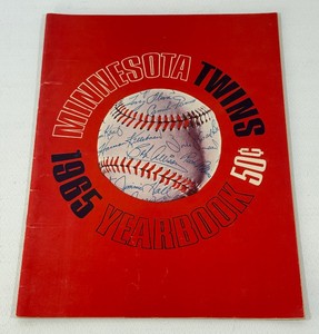 Minnesota Twins 1965 Vintage Baseball Yearbook