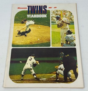 Minnesota Twins 1967 Vintage Baseball Yearbook
