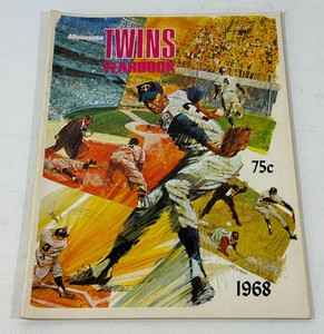 Minnesota Twins 1968 Vintage Baseball Yearbook