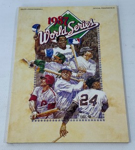 1987 World Series Official Scorebook - Minnesota Twins Baseball