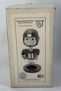 Minnesota Vikings Bobbin Head Limited Edition New In Box - Football Bobblehead