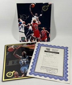 Kevin Garnett Autographed Limited Edition 150 Heroes of the Game Minnesota Timberwolves Basketball Photo
