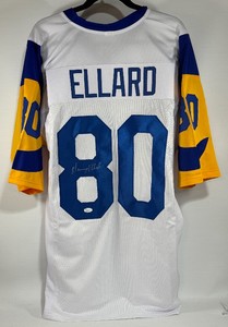 Henry Ellard Autographed w JSA Authentication St. Lous Rams Football Jersey