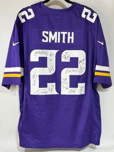 Harrison Smith 13x Autographed Jersey Nike Authentic XXL Minnesota Vikings Jersey - (Smith, Adam Thielen, Dalvin Cook, Kyle Rudolph, Danielle Hunter, Jairus Wright, Xavier Rhodes, Marcus Sherels, Andrew Sendejo, Eric Kendricks, Linval Joseph)