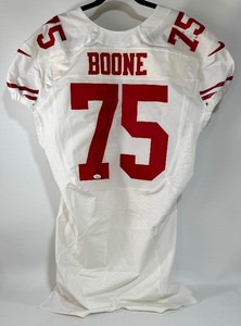 Alex Boone Autographed Game-Worn w JSA Authentication Nike On-Field San Francisco 49ers Football Jersey