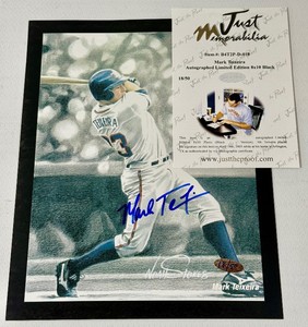 Mark Teixeira Autographed w Authentication Limited Edition 50 Just Minors Baseball Photo