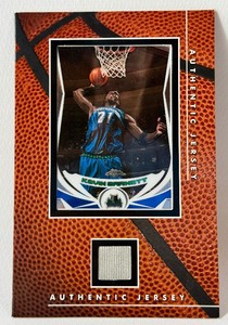 Kevin Garnett Authentic Jersey Card Topps Chrome Minnesota Timberwolves Basketball