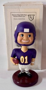 Minnesota Vikings Bobbin Head Limited Edition Football Bobblehead