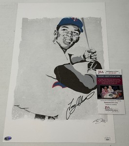 Tony Oliva Autographed w JSA COA Minnesota Twins Baseball Art Print