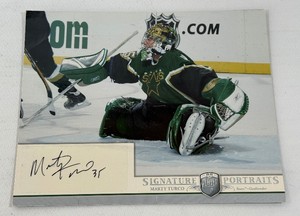 Marty Turco Autographed 2006-07 Upper Deck Signature Portraits