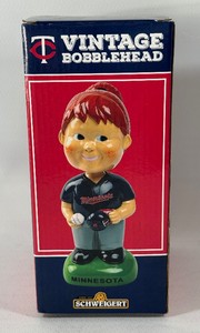 Minnesota Twins Vintage Style Basebal Bobblehead - Schweigert Giveaway