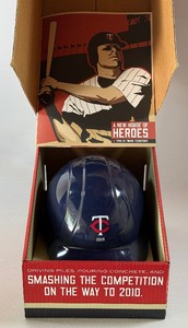 Minnesota Twins Season Ticket Holder 2010 Target Field Helmet Package - Baseball