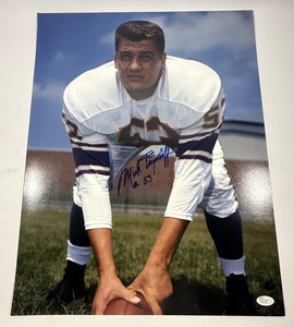 Mick Tingelhoff Autographed w JSA Authentication Minnesota Vikings Photo - #1