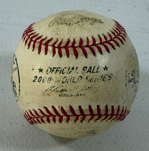 2000 World Series Official Rawlings Baseball - Yankees vs. Mets