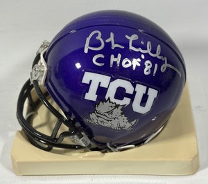 Bob Lilly Autographed TCU Mini Football Helmet