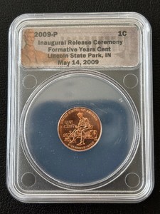 2009-P Lincoln Cent Formative Years ANACS