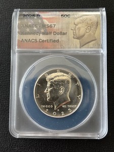 2025-D Kennedy Half Dollar ANACS MS67