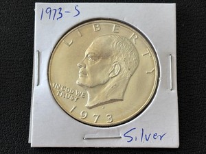 1973-S Eisenhower Silver Dollar