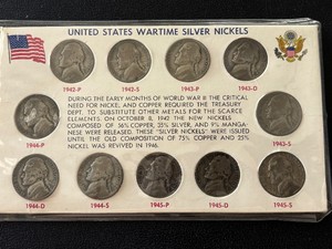 Silver War Nickels