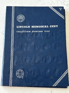 Lincoln Cent Book and Coins