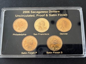 2006 Sacagawea Dollars Uncirculated, Proof, and Satin Finish