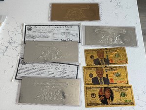 Gold and Silver Foil Currency