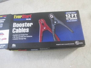 (EC1) EverStart 12ft 10 Gauge Booster Cables