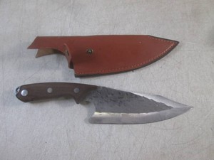 (CNTR) 11 34 Fixed Blade Knife with Leather Sheath