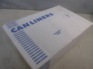(EW4) Box of 250 Can Liners 33-Gallon 33x39 .65 Mil Clear