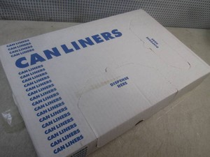 (EW4) Box of 250 Can Liners 33-Gallon 33x39 .65 Mil Clear