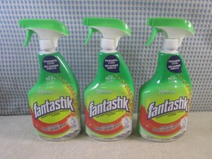 (CS) 3 Spray Bottles of Fantastik Disinfectant Multi-Purpose Cleaner 32oz