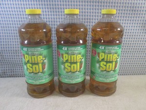 (CS) 3 Bottles of Pine-Sol Original Multi-Surface Cleaner-Disinfectant 1.41 Liters