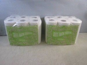 (BSB) 2 - 12-Roll Packs 2-Ply Bath Tissue