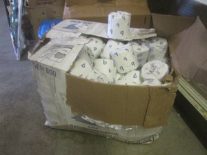 (EW3) Case of Single Roll 2-Ply Bath Tissue Unknown Quantity  96 Roll Case