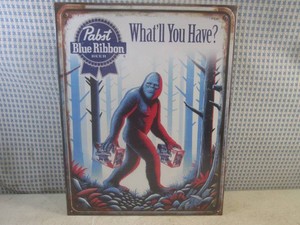 (EC1) Pabst Blue Ribbon Beer Metal Sign 16 x 12 12 - New in Shrink Wrap