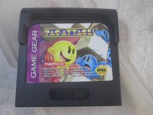 (CNTR) Sega Game Gear Pac-Attack Game Cartridge with Case