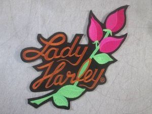 (CNTR) Large Lady Harley Embroidered Patch See Photos for Size