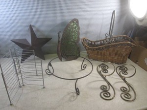 (EW6) Assorted Metal Decor Etc