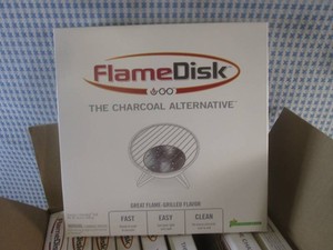 (CSB) Case with 9 FlameDisc The Charcoal Alternative Flame Discs