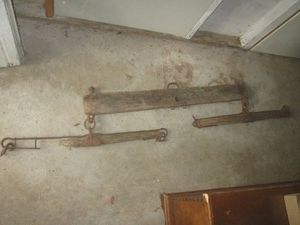 (U-A) Antique Double Tree Animal Hitch Neck Yolk