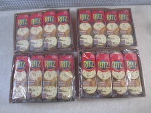 (B-1) 4 Packages of 8 Inner 6-Count Packs Ritz Peanut Butter Crackers Past Date