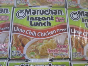 (C-1) 24 Lime Chili Chicken Flavor Ramen Noodle Soup Cups 2 Boxes of 12 Past Date